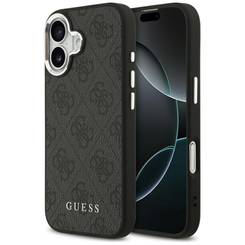 Husa pentru iPhone 17, Hardcase 4G Classic Logo MagSafe, Negru
