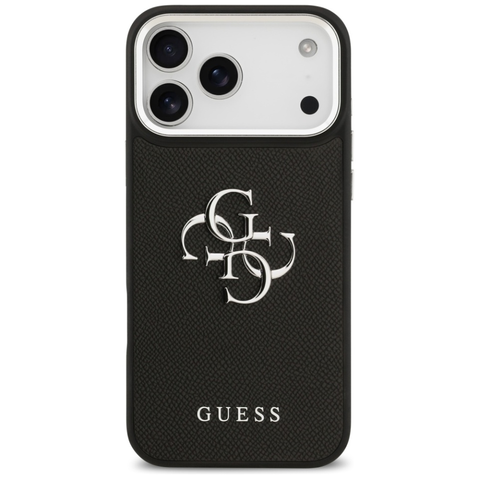 Husa pentru iPhone 17 Pro Max, Guess Big 4G Logo Classic Logo, Negru - 1 | YEO