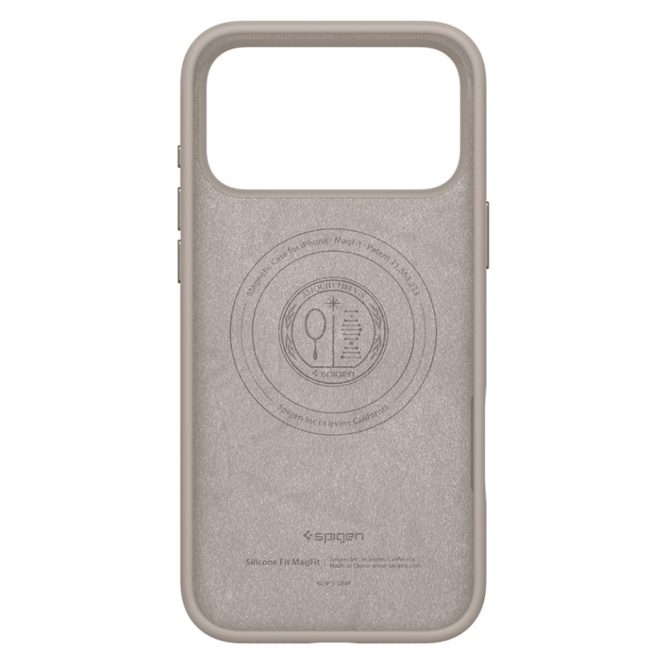Husa pentru iPhone 17 Pro Max, Spigen Silicone Fit MagSafe, Bej - 3 | YEO