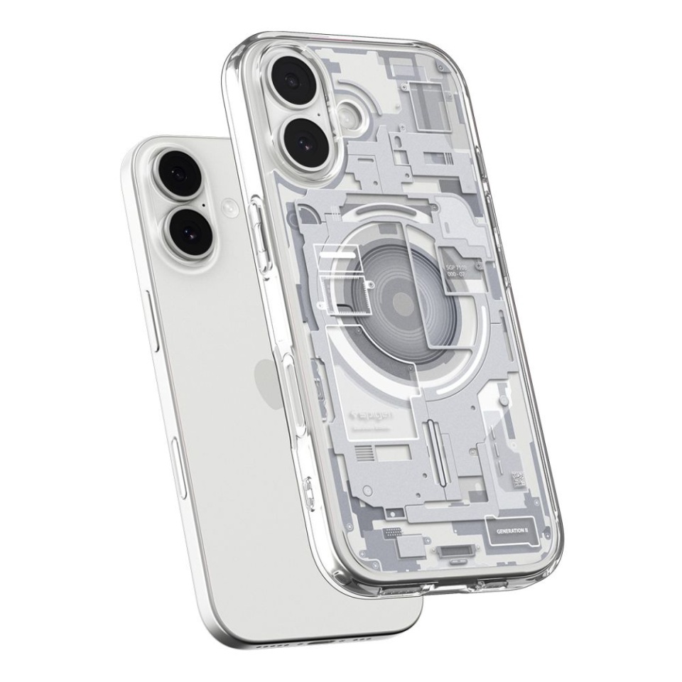 Husa pentru iPhone 17, Spigen Ultra Hybrid Zero One - Alb - 3 | YEO