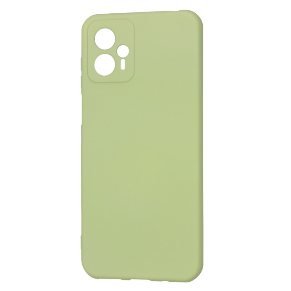 Husa pentru Motorola Moto G13 din Silicon Catifelat, Protectie Premium, Skyddar SoftElegance - Verde - 1 | YEO