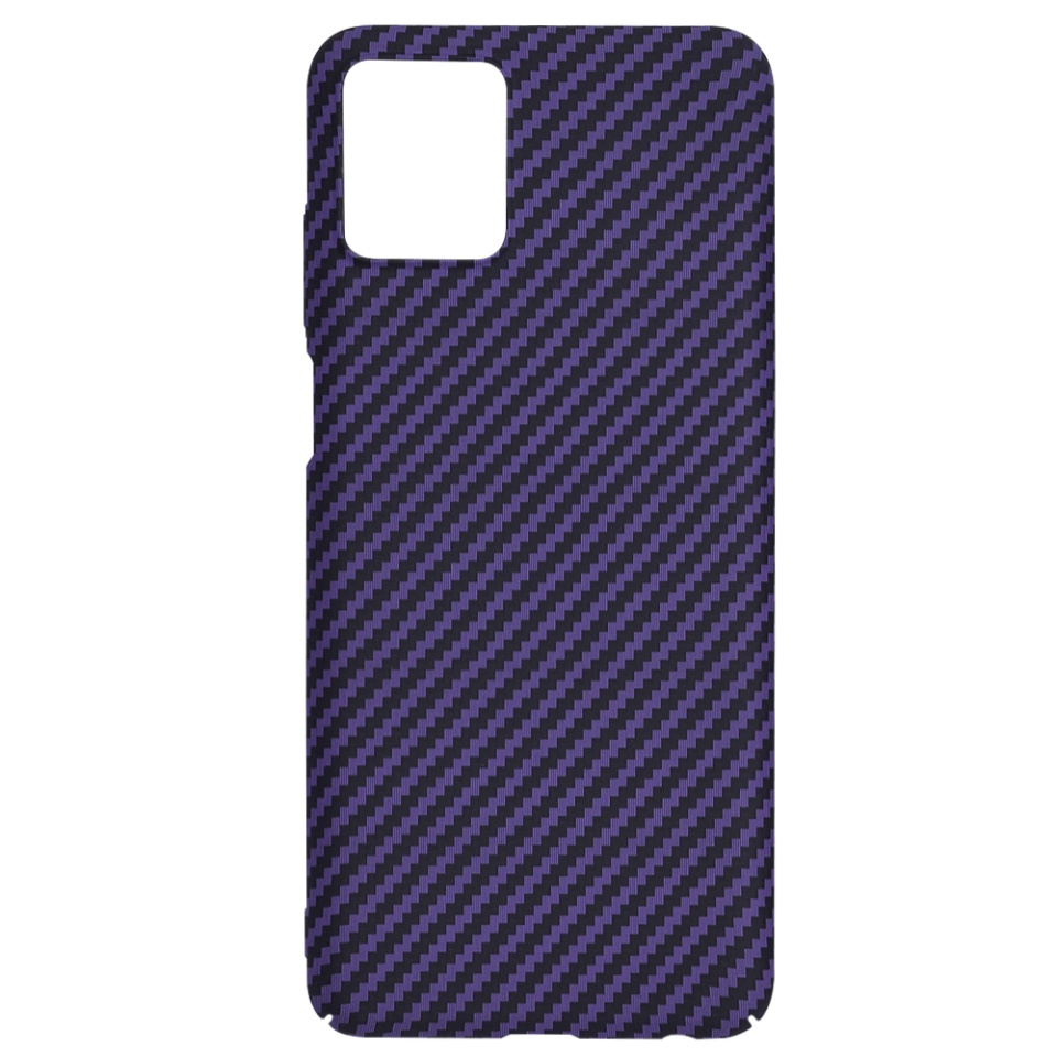 Husa pentru Motorola Moto G32, Finisaj Premium cu Textura de Carbon, Design Elegant, SKDR CarbonFlex - Mov - 3 | YEO