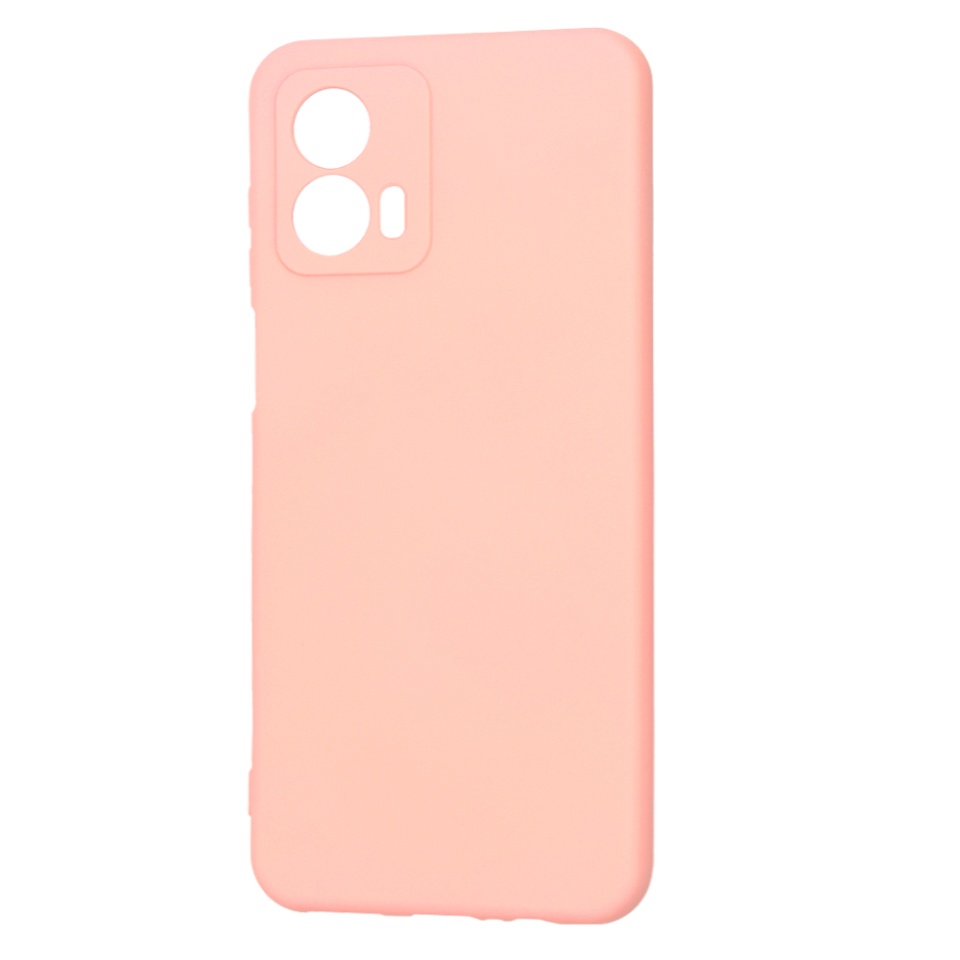 Husa pentru Motorola Moto G53 din Silicon Catifelat, Protectie Premium, Skyddar SoftElegance - Roz - 1 | YEO