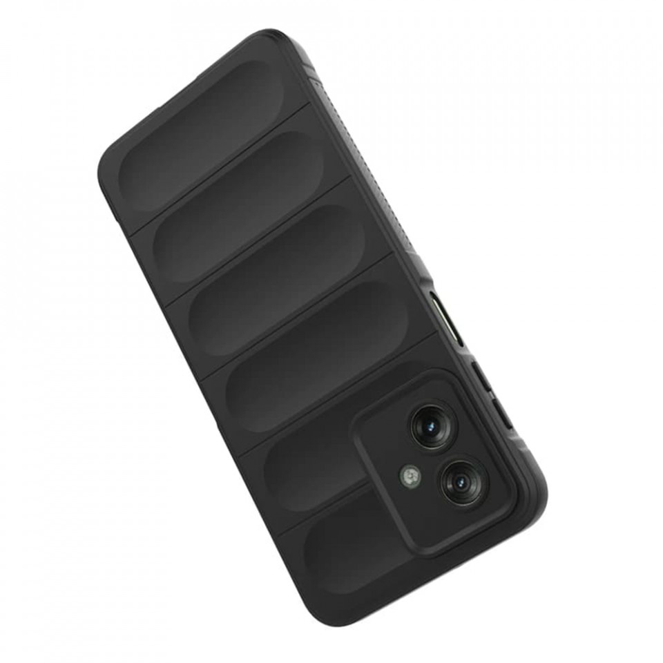 Husa pentru Motorola Moto G54 eleganta, din silicon mat, SKDR Vogue - Negru - 2 | YEO