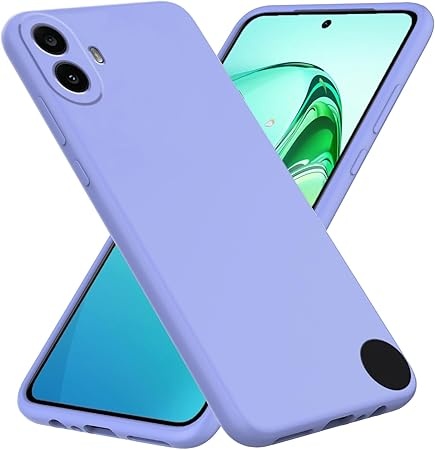 Husa pentru Nothing CMF Phone 1 din Silicon Catifelat, Protectie Premium, Skyddar SoftElegance - Violet