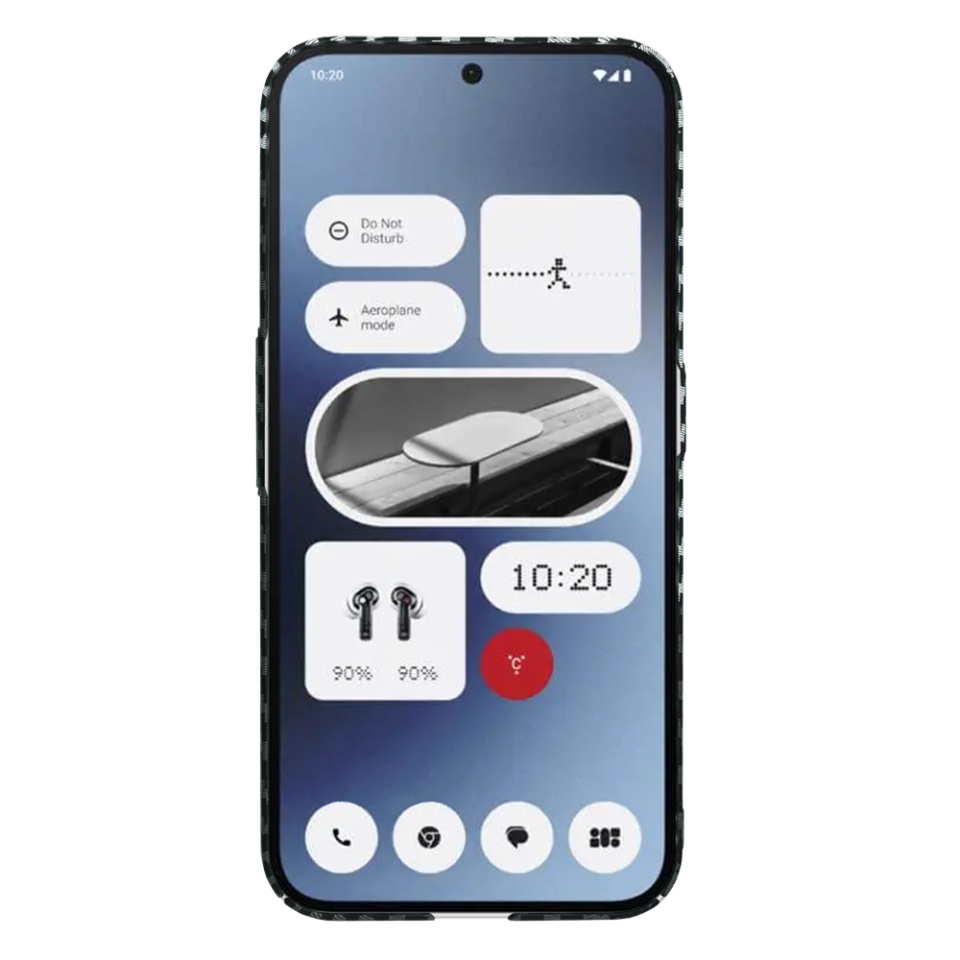 Husa pentru Nothing Phone (2a) / Phone (2a) Plus, Finisaj Premium cu Textura de Carbon, Design Elegant, SKDR CarbonFlex - Gri - 3 | YEO