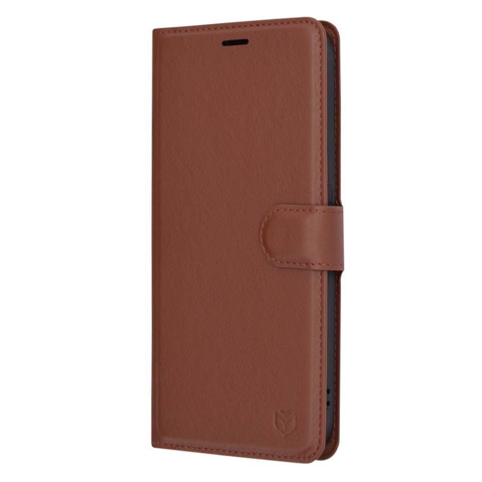 Husa pentru Nothing Phone (2a) tip Carte, cu Portofel Interior, Finisaje Premium, SKYDDAR Leather Wallet - Maro - 3 | YEO