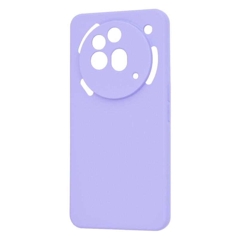 Husa pentru Nothing Phone (3a) Pro, SKYDDAR INNOVATION, SoftElegance din Silicon Catifelat, set cu sticker, Violet - 3 | YEO