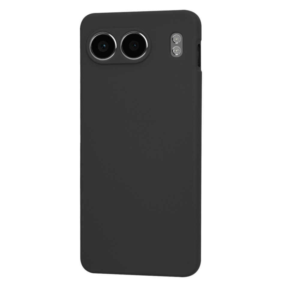 Husa pentru OnePlus Nord 4 din Silicon Catifelat, Protectie Premium, Skyddar SoftElegance - Negru - 2 | YEO