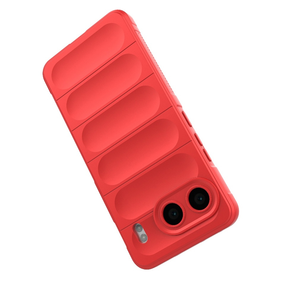 Husa pentru OnePlus Nord 4 eleganta, din silicon mat, SKDR Vogue - Rosu - 2 | YEO