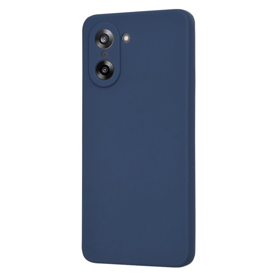 Husa pentru OnePlus Nord CE5, SKYDDAR INNOVATION, din Silicon Catifelat, SoftElegance, set cu sticker, Bleumarin - 2 | YEO