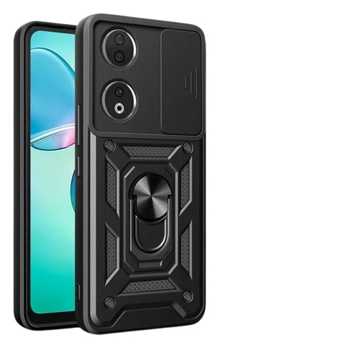 Husa pentru Oppo A40 4G / A60 5G cu inel magnetic si protectie camera Skyddar CamShield - Negru