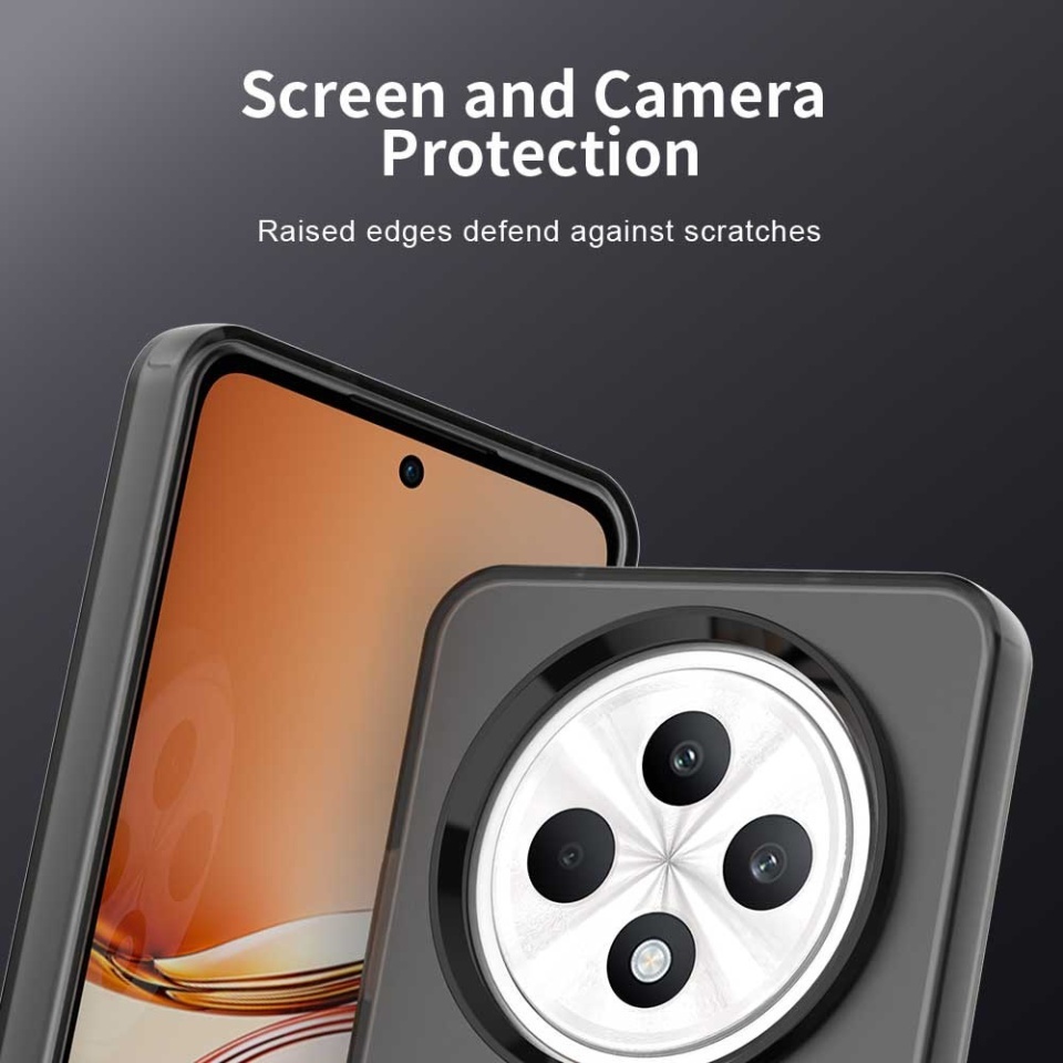 Husa pentru Oppo A40 4G / A60 5G, SKYDDAR INOVATION, CandyCase, Magsafe, set cu sticker, Negru - 2 | YEO