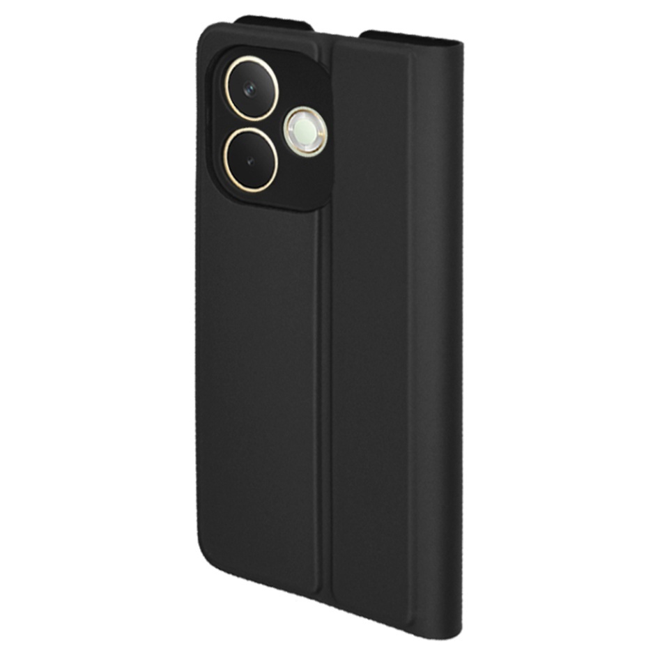 Husa pentru Oppo A5 Pro 5G / A5 Pro 4G, SKYDDAR INNOVATION, Magskin Book, tip Carte cu Portofel Interior, Negru, set cu sticker - 3 | YEO