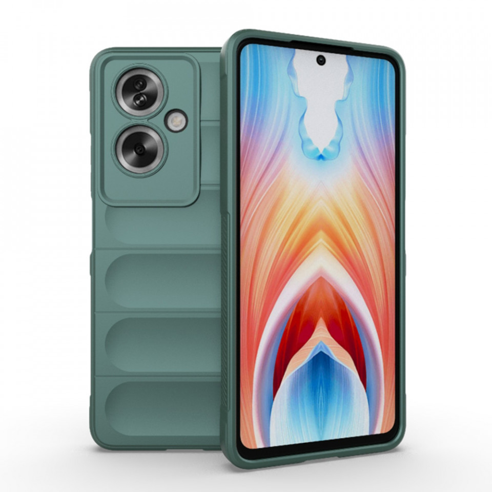 Husa pentru Oppo A79 5G / OnePlus Nord N30 SE eleganta, din silicon mat, SKDR Vogue - Verde