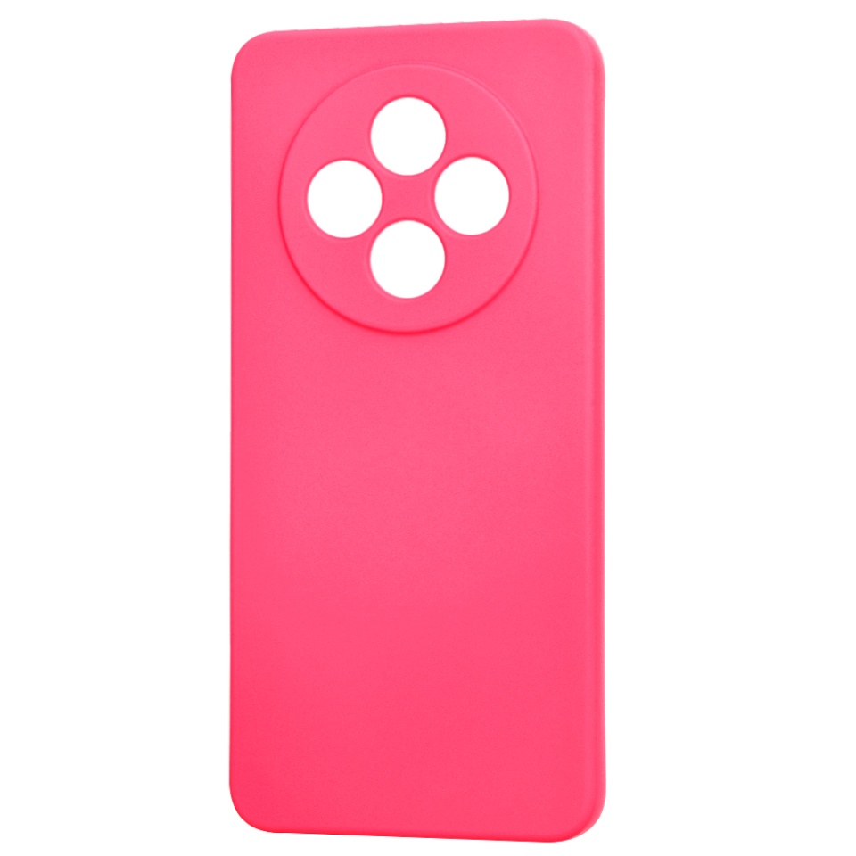 Husa pentru Oppo Reno12 F 5G / Reno12 FS / Reno12 F 4G din Silicon Catifelat, Protectie Premium, Skyddar SoftElegance - Fucsia - 3 | YEO