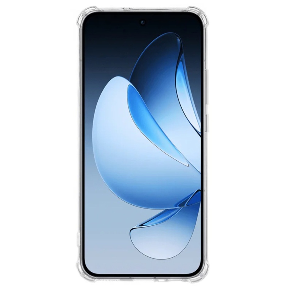Husa pentru Oppo Reno13 , SKYDDAR INNOVATION, Shockproof Clear din Silicon Slim, Transparenta, set cu sticker - 1 | YEO