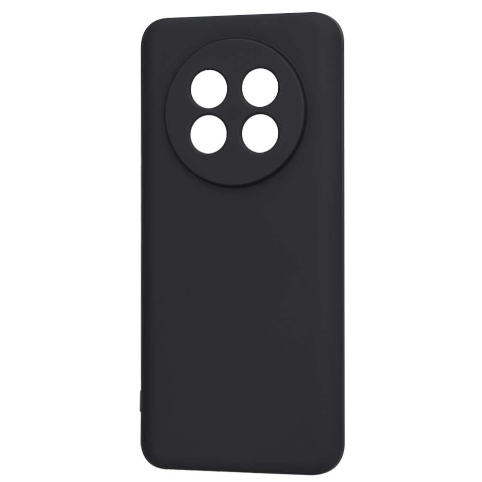 Husa pentru Realme 13 Pro / 13 Pro+, SKYDDAR INNOVATION, din Silicon Catifelat, SoftElegance, set cu sticker, Negru - 3 | YEO