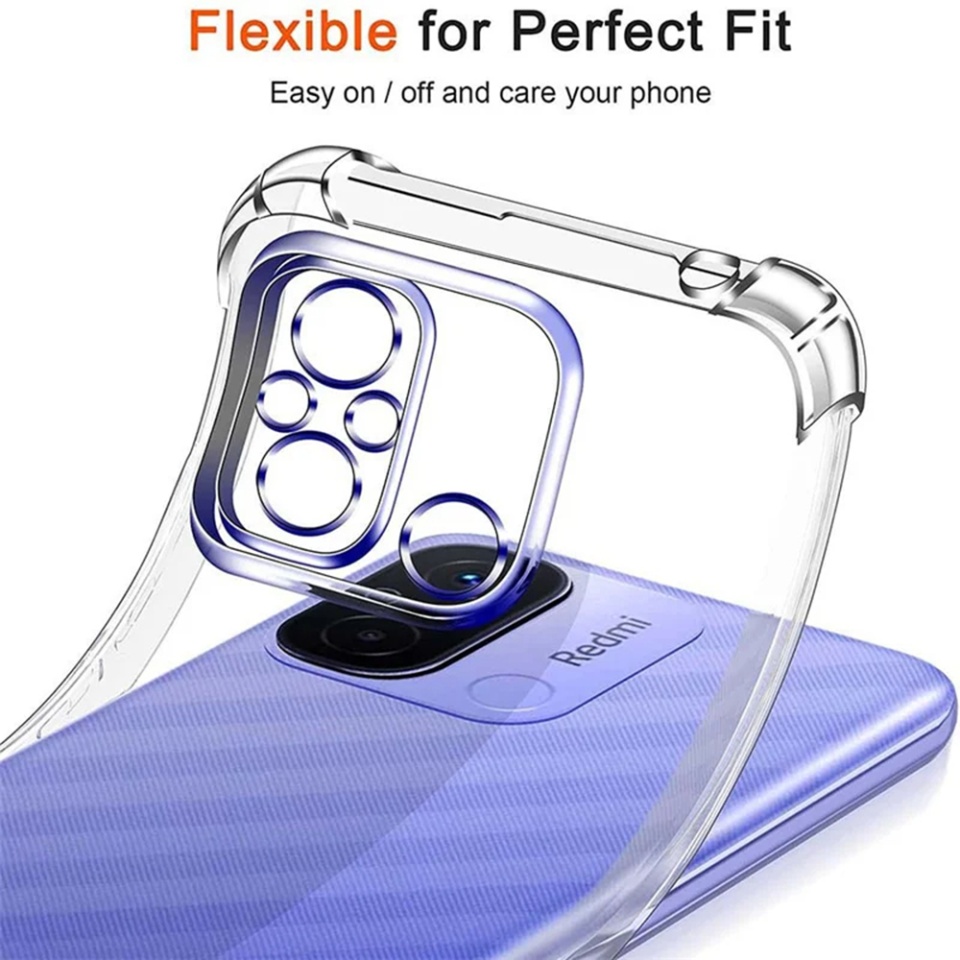 Husa pentru Realme C53 , SKYDDAR INNOVATION, Shockproof Clear din Silicon Slim, Transparenta, set cu sticker - 3 | YEO