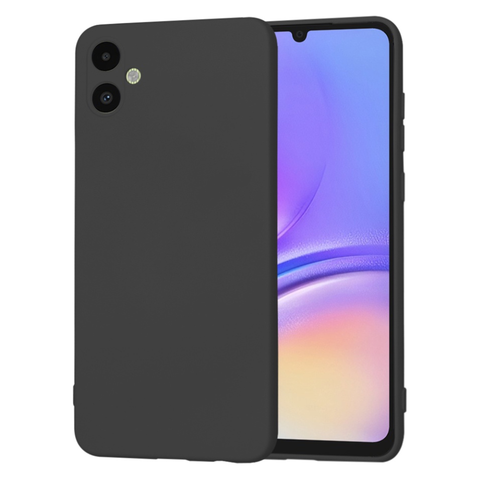 Husa pentru Samsung Galaxy A05 din Silicon Catifelat, Protectie Premium, Skyddar SoftElegance - Negru