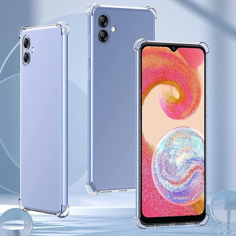 Husa pentru Samsung Galaxy A05 , SKYDDAR INNOVATION, Shockproof Clear din Silicon Slim, Transparenta, set cu sticker - 1 | YEO