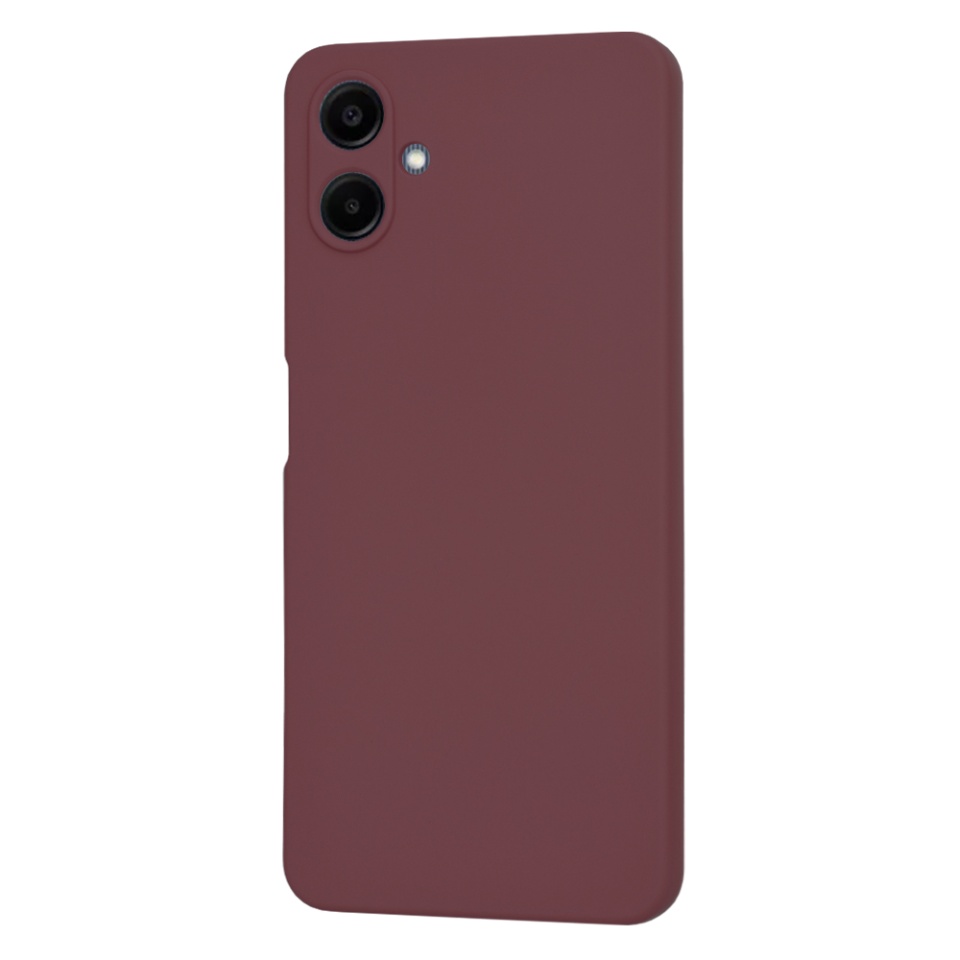Husa pentru Samsung Galaxy A06 din Silicon Catifelat, Protectie Premium, Skyddar SoftElegance - Bordo - 2 | YEO
