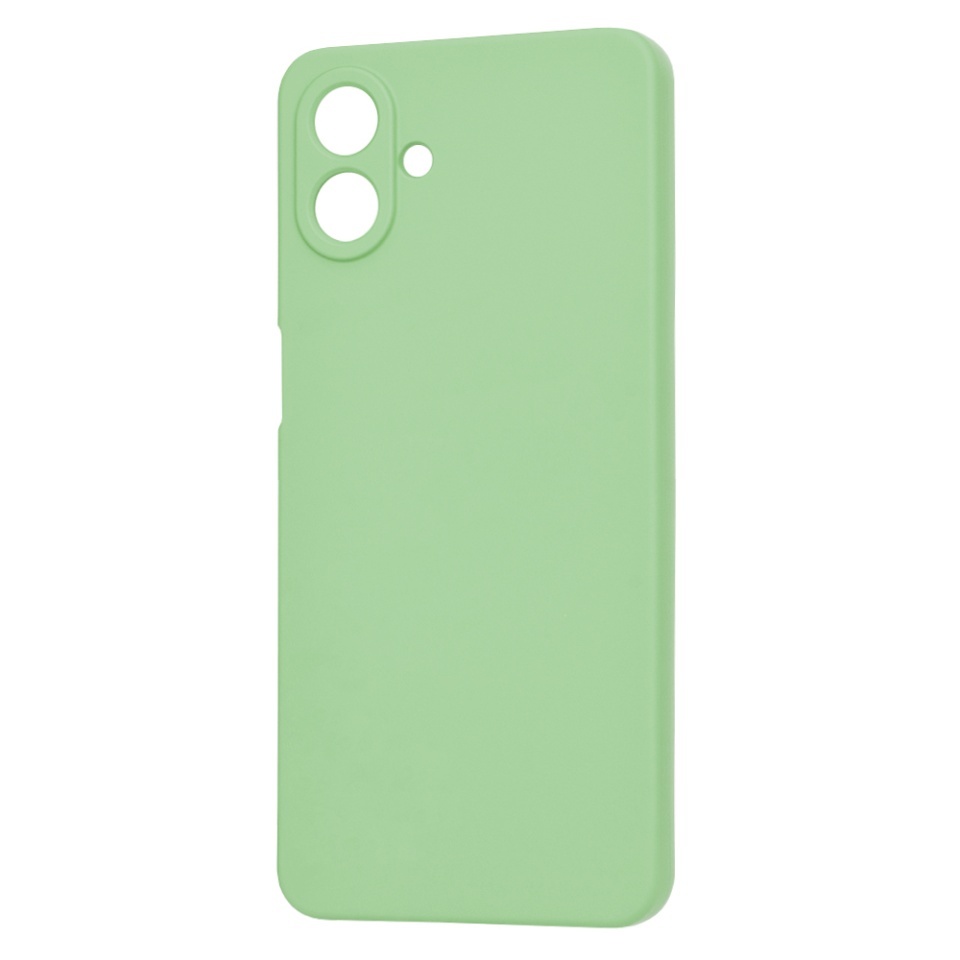 Husa pentru Samsung Galaxy A07 4G, SKYDDAR INNOVATION, din Silicon Catifelat, SoftElegance, set cu sticker, Verde deschis - 3 | YEO