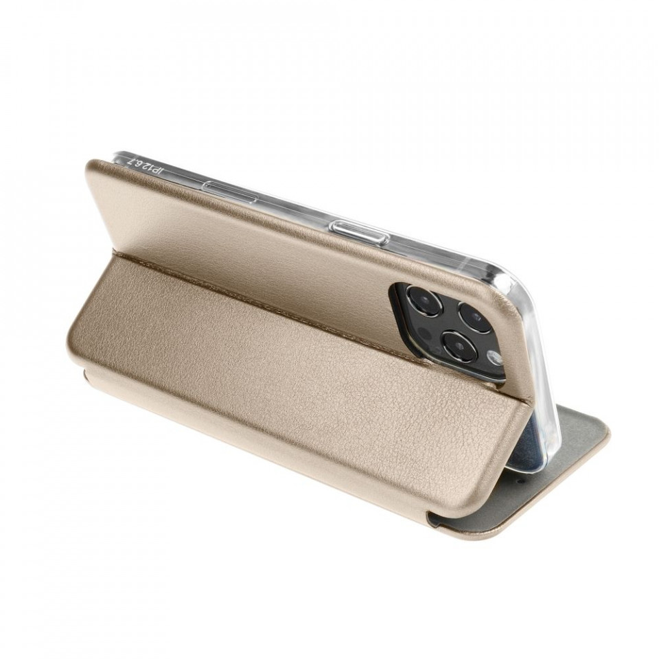 Husa pentru Samsung Galaxy A14 5G tip carte cu buzunar interiot, Skyddar Elegance - Auriu - 2 | YEO