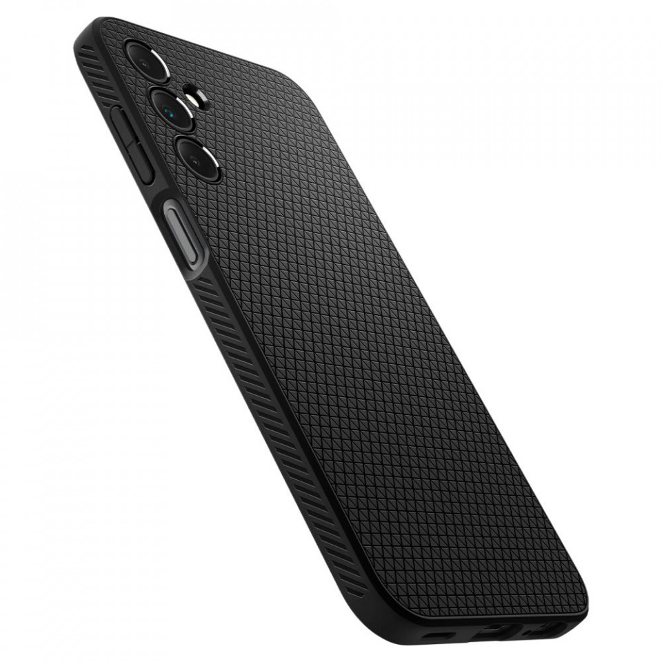 Husa pentru Samsung Galaxy A15 4G / A15 5G, Spigen Liquid Air - Matte Black - 3 | YEO