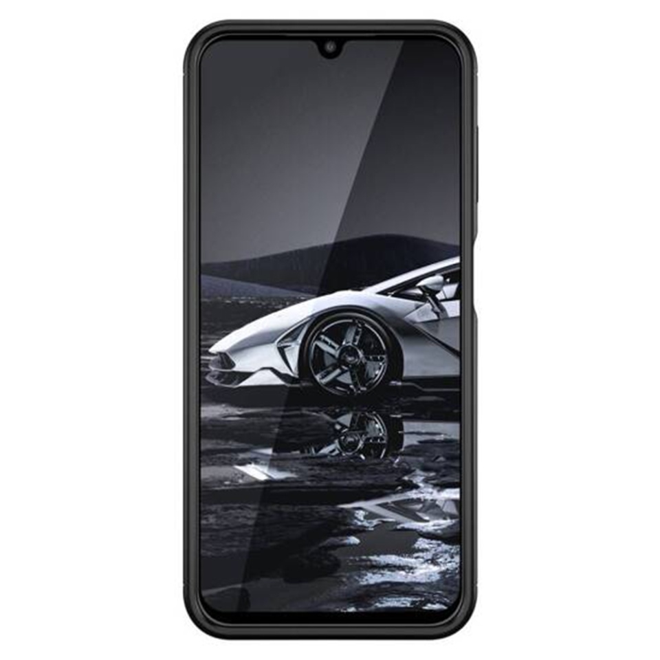 Husa pentru Samsung Galaxy A15 4G / Galaxy A15 5G, SKYDDAR INNOVATION, CarbonFiber, Antisoc, Negru, set cu sticker - 1 | YEO