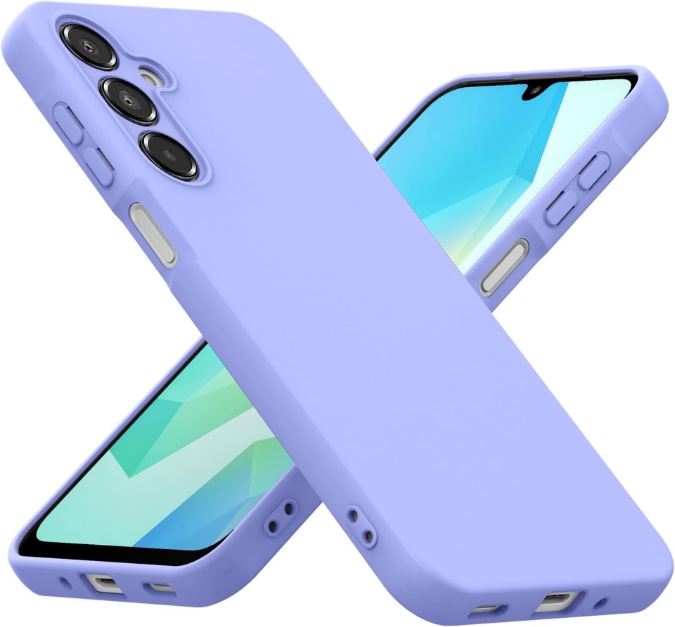 Husa pentru Samsung Galaxy A16 4G / Galaxy A16 5G din Silicon Catifelat, Protectie Premium, Skyddar SoftElegance - Violet