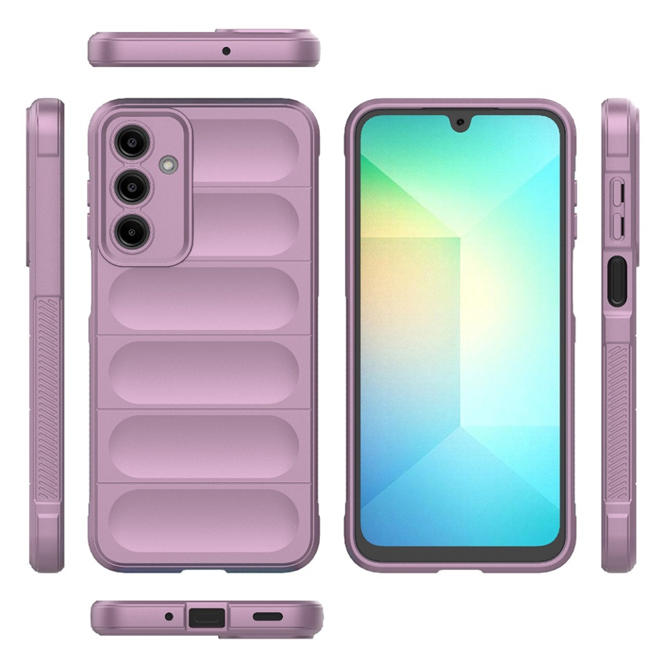 Husa pentru Samsung Galaxy A16 4G / Galaxy A16 5G eleganta, din silicon mat, SKDR Vogue - Mov - 1 | YEO