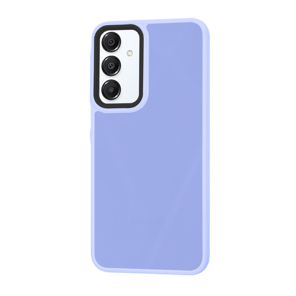 Husa pentru Samsung Galaxy A16 4G / Galaxy A16 5G, SKYDDAR INNOVATION, Frosted, Mov deschis, set cu sticker - 2 | YEO