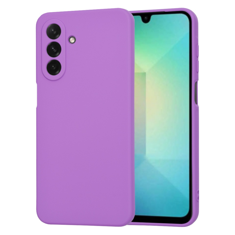 Husa pentru Samsung Galaxy A26 5G din Silicon Catifelat, Protectie Premium, SoftElegance - Mov