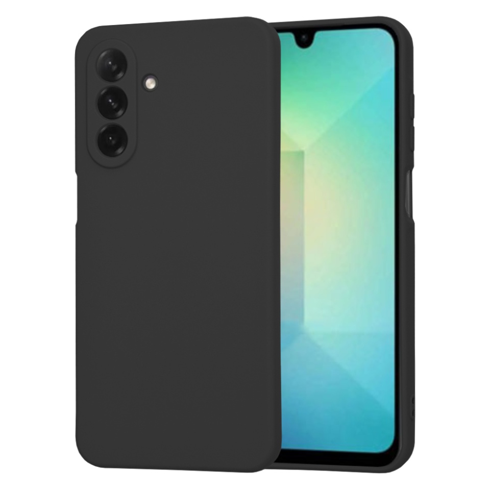 Husa pentru Samsung Galaxy A26 5G din Silicon Catifelat, Protectie Premium, SoftElegance - Negru