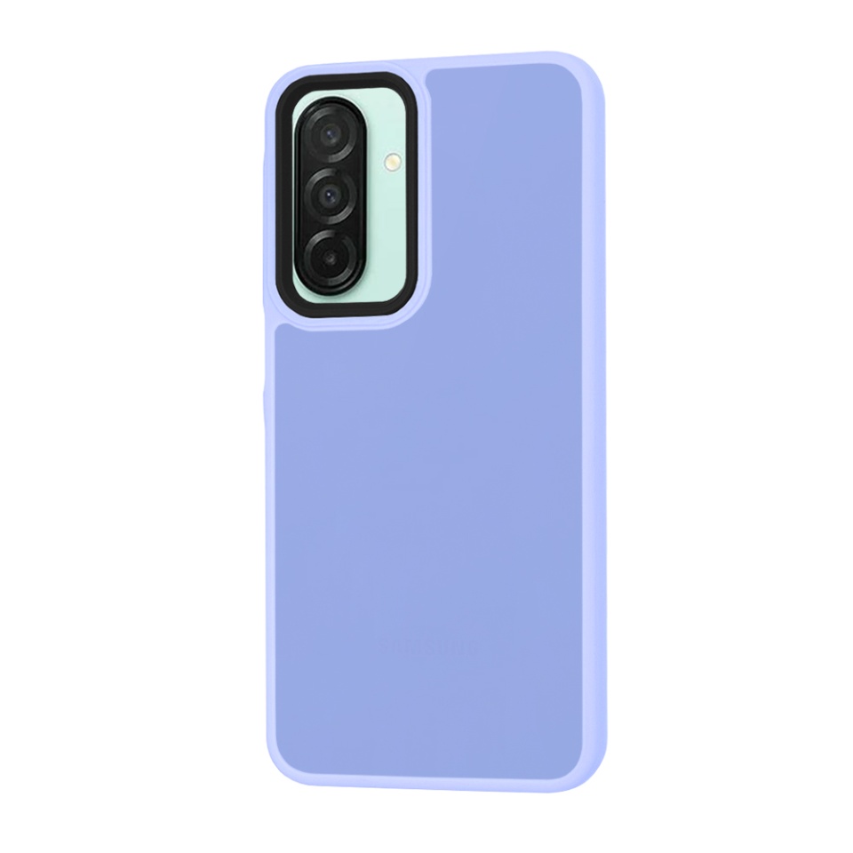Husa pentru Samsung Galaxy A26 5G, SKYDDAR INNOVATION, HaloFrost, AntiSoc, Mov deschis, set cu sticker - 2 | YEO