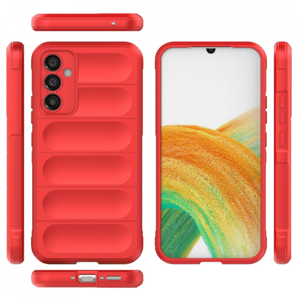 Husa pentru Samsung Galaxy A34 5G eleganta, din silicon mat, SKDR Vogue - Negru - 1 | YEO