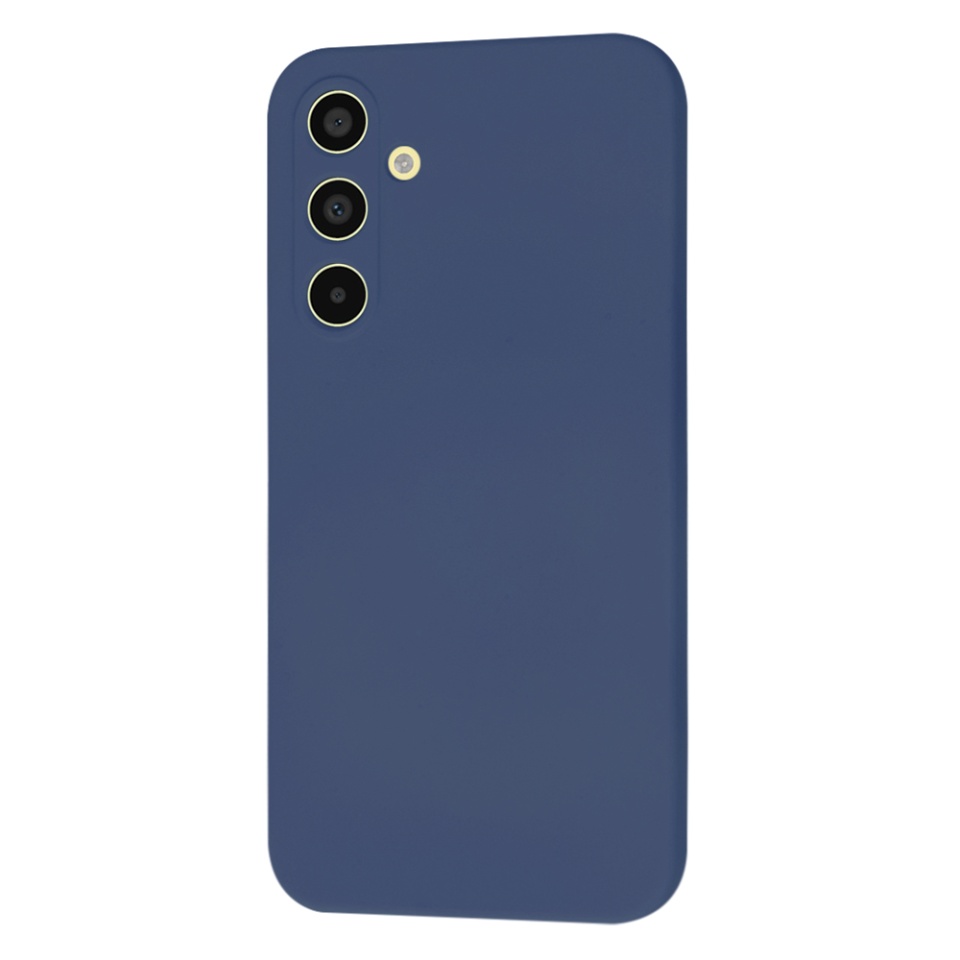 Husa pentru Samsung Galaxy A35 5G din Silicon Catifelat, Protectie Premium, Skyddar SoftElegance Magsafe - Bleumarin - 1 | YEO