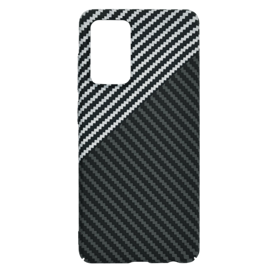 Husa pentru Samsung Galaxy A52 5G / Galaxy A52 4G / Galaxy A52s 5G, Finisaj Premium cu Textura de Carbon, Design Elegant, SKDR CarbonFlex - Gri - 3 | YEO