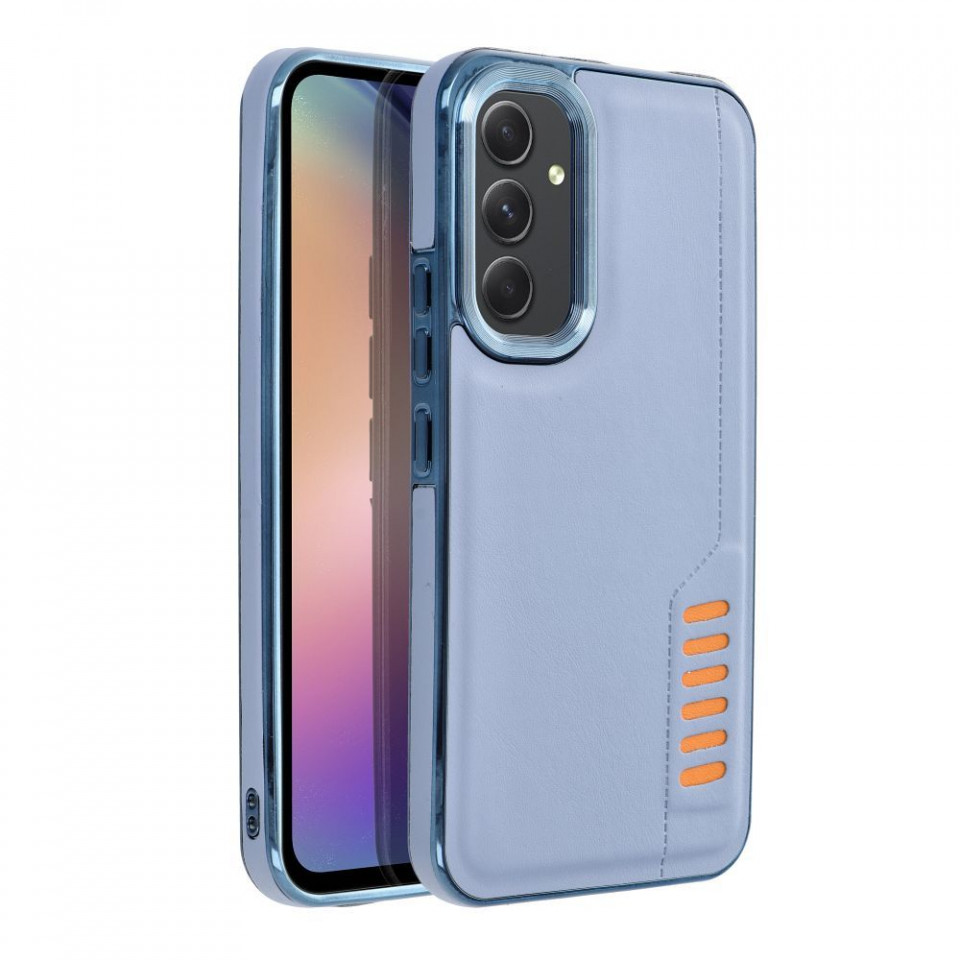 Husa pentru Samsung Galaxy A54 5G premium, Skyddar Milano - Albastru - 2 | YEO