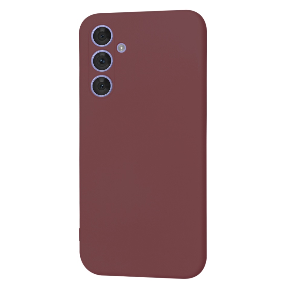 Husa pentru Samsung Galaxy A54 din Silicon Catifelat, Protectie Premium, Skyddar SoftElegance - Bordo - 3 | YEO