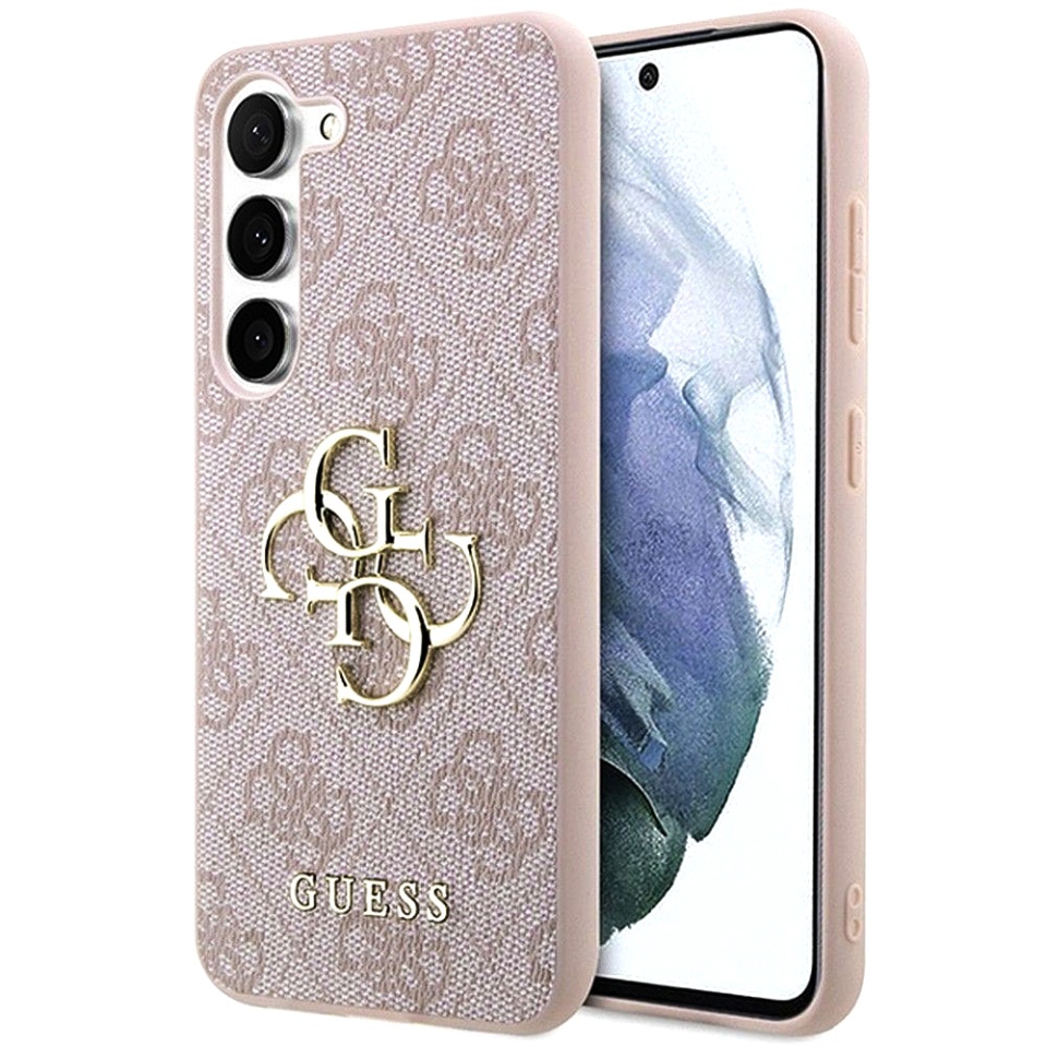 Husa pentru Samsung Galaxy A55 5G, Guess Hardcase 4G Big Metal Logo, Protectie Slim, Compatibila, Roz