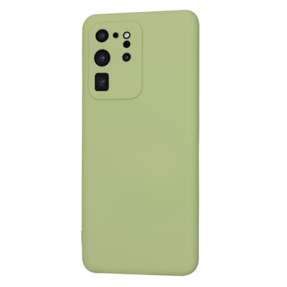 Husa pentru Samsung Galaxy S20 Ultra 5G / Galaxy S20 Ultra din Silicon Catifelat, Protectie Premium, Skyddar SoftElegance - Verde - 3 | YEO