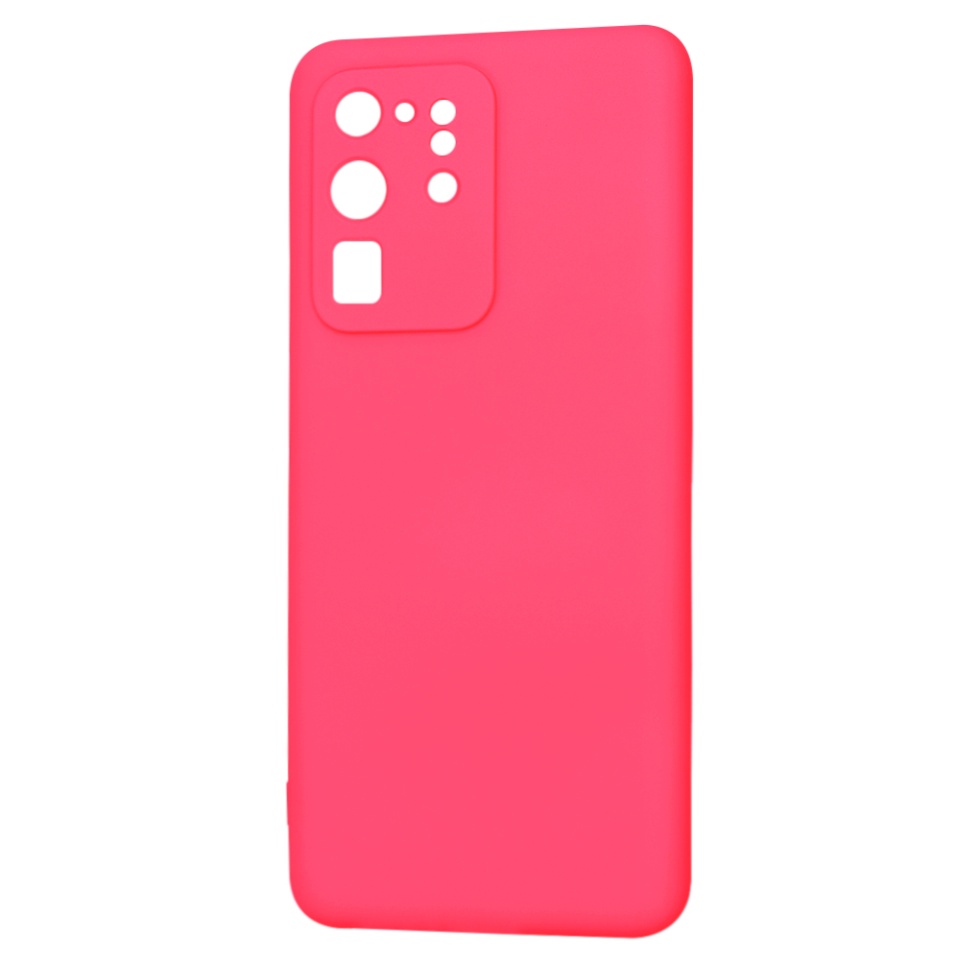 Husa pentru Samsung Galaxy S20 Ultra 5G / Galaxy S20 Ultra din Silicon Catifelat, Protectie Premium, Skyddar SoftElegance - Fucsia - 1 | YEO