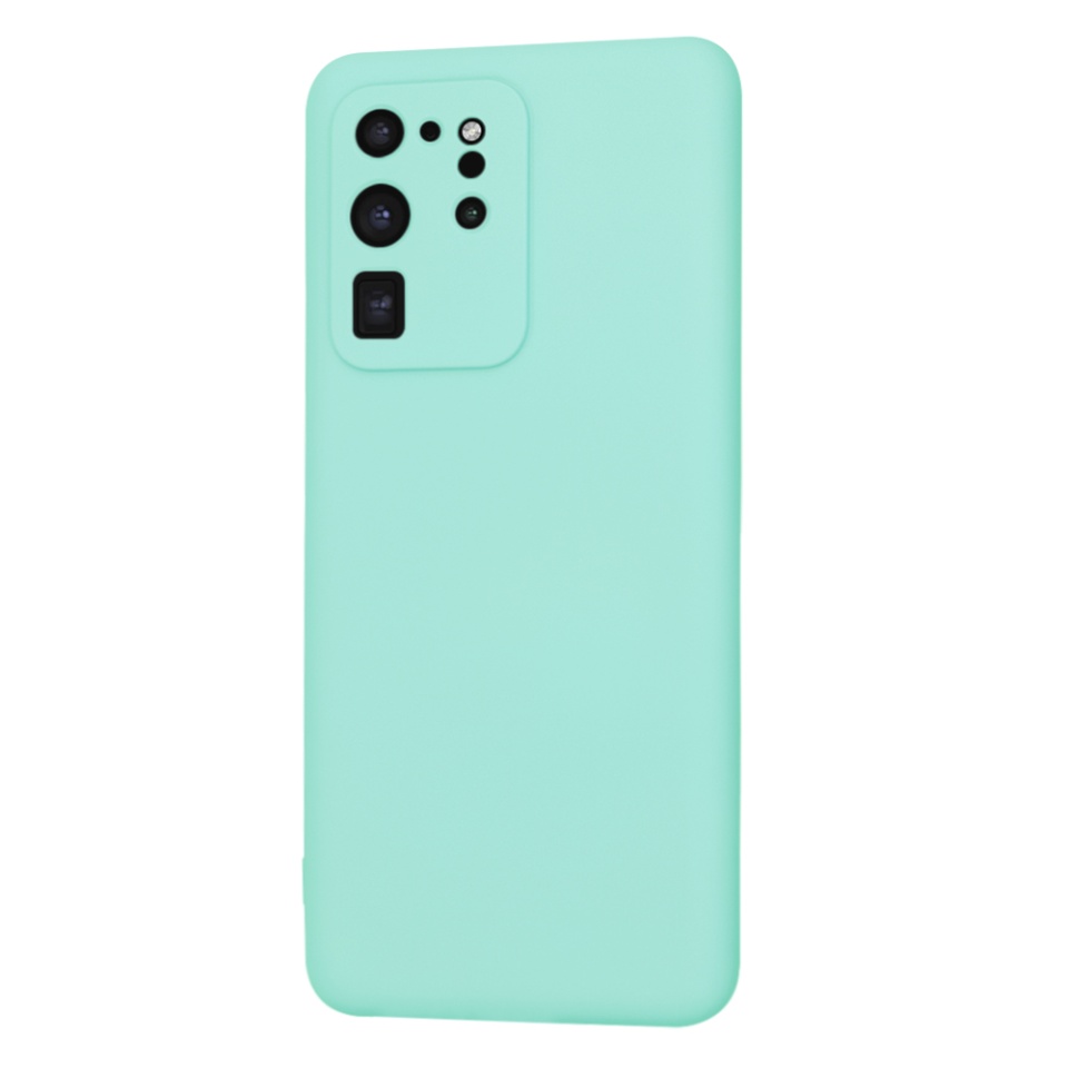Husa pentru Samsung Galaxy S20 Ultra 5G / Galaxy S20 Ultra din Silicon Catifelat, Protectie Premium, Skyddar SoftElegance - Turcoaz - 3 | YEO