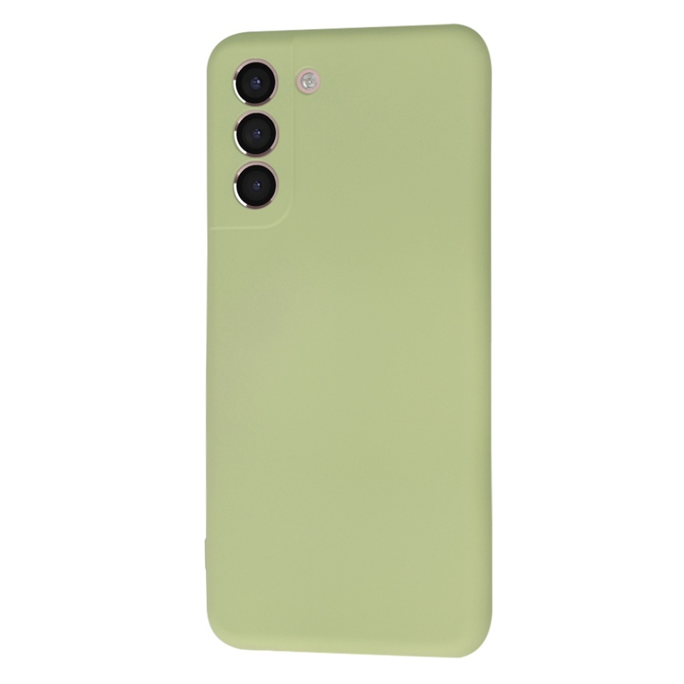 Husa pentru Samsung Galaxy S21 5G, SKYDDAR INNOVATION, din Silicon Catifelat, SoftFlex Magsafe, set cu sticker, Verde - 1 | YEO