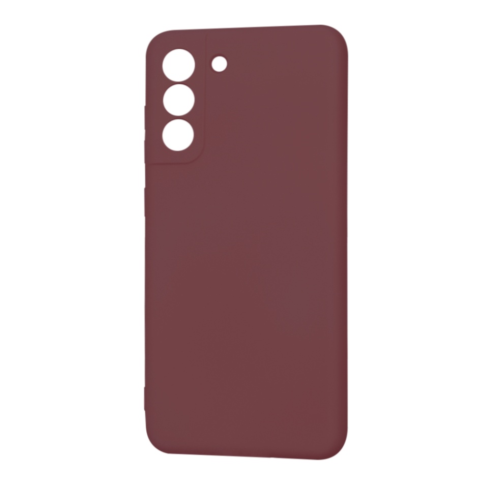 Husa pentru Samsung Galaxy S21 FE 5G din Silicon Catifelat, Protectie Premium, Skyddar SoftElegance MagSafe - Bordo - 3 | YEO