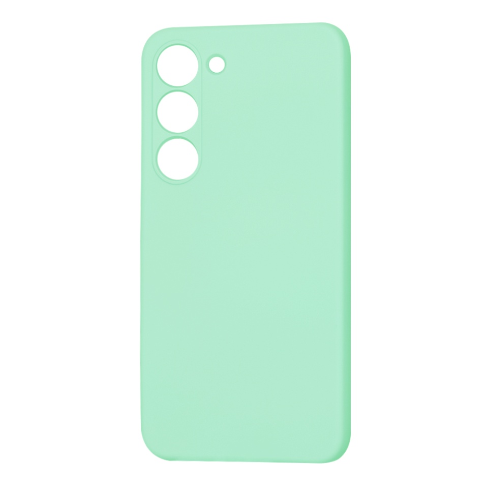 Husa pentru Samsung Galaxy S23 din Silicon Catifelat, Protectie Premium, Skyddar SoftElegance MagSafe - Verde deschis - 3 | YEO