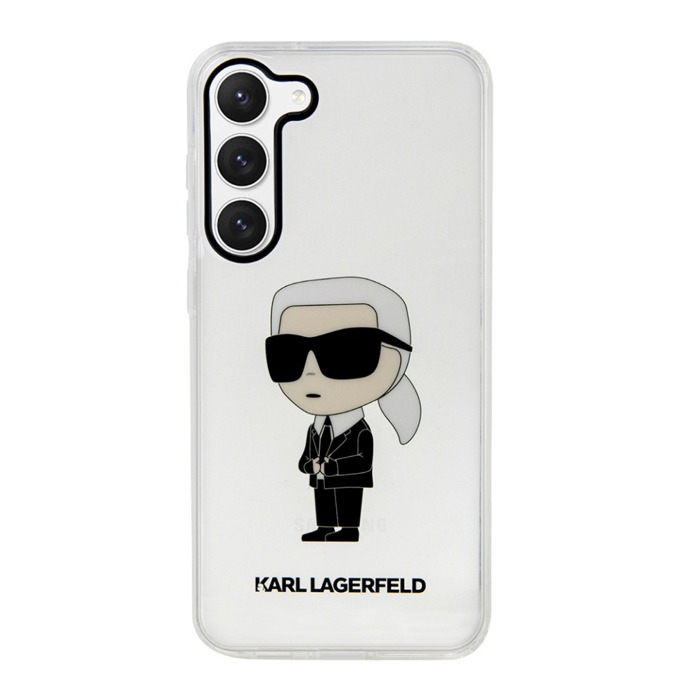 Husa pentru Samsung Galaxy S23 Plus, Hardcase Transparent, Karl Lagerfeld, Transparenta - 2 | YEO