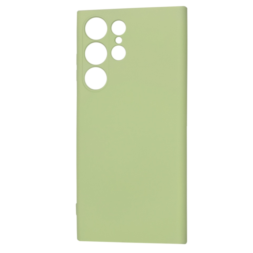 Husa pentru Samsung Galaxy S23 Ultra din Silicon Catifelat, Protectie Premium, Skyddar SoftElegance MagSafe - Verde - 3 | YEO
